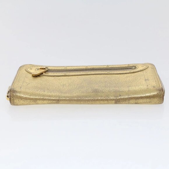 LOUIS VUITTON Zippy Wallet Long Wallet Suhari Gold M95569 LV Auth 45569 - Picture 7 of 14